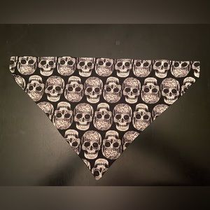 Handmade Skull Pet Bandana